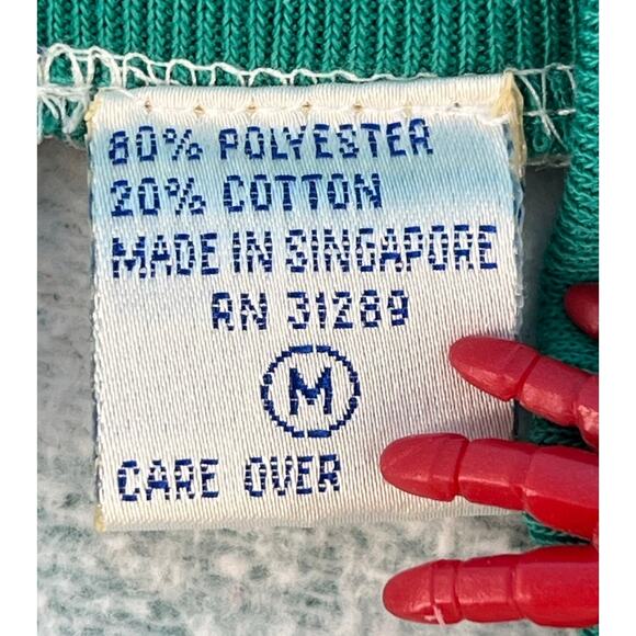 90s striped crewneck sweatshirt 1990s vintage - Picture 5 of 6